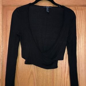 Long sleeve cross cross shirt